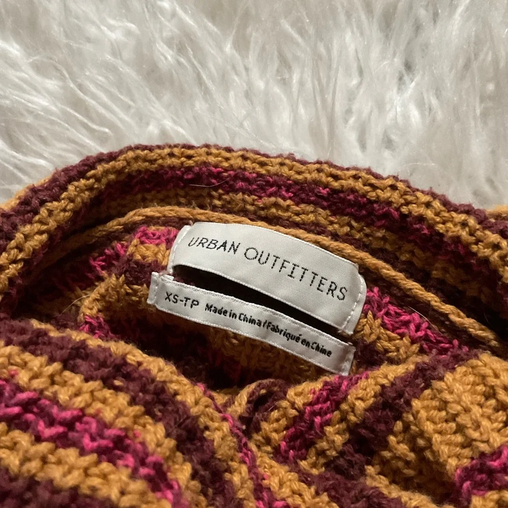 Urban Outfitters Mackenna Striped Turtleneck Sweater - Picture 3 of 5